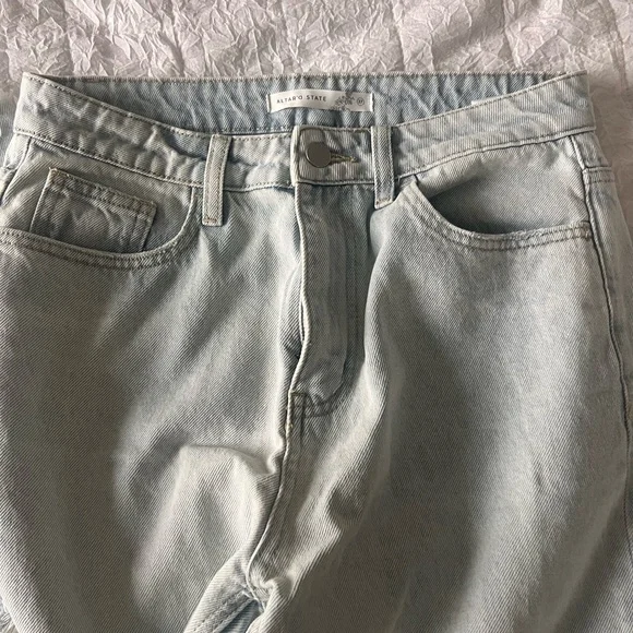 Distressed Light Blue Altar’d State Jeans - Picture 2 of 3